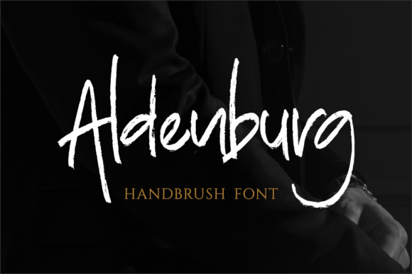 Aldenburg: A Natural Brushed Display Font for Bold and Expressive Design