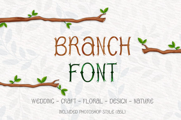 Branch: A Versatile Display Font for Nature-Inspired Design