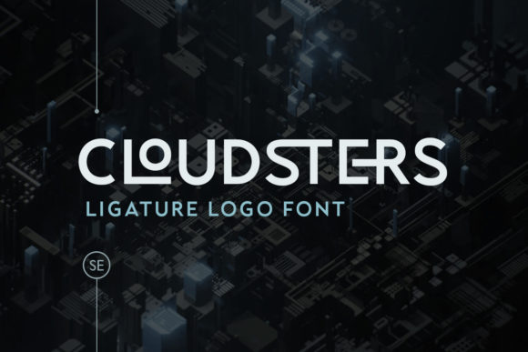 Cloudsters: A Bold and Simple Display Font for Modern Design