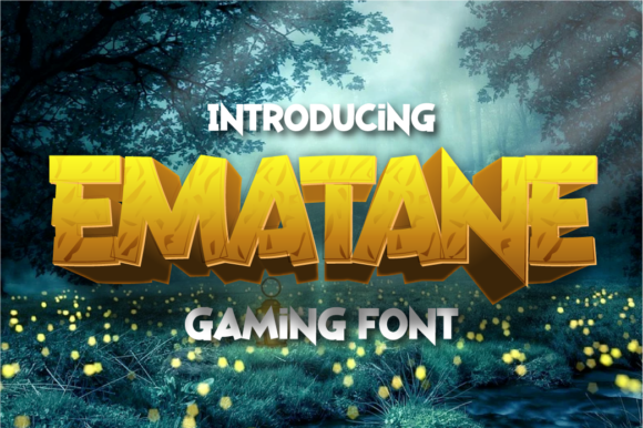 Ematane: A Versatile 2-Layered Display Font for Creative and Professional Workflows