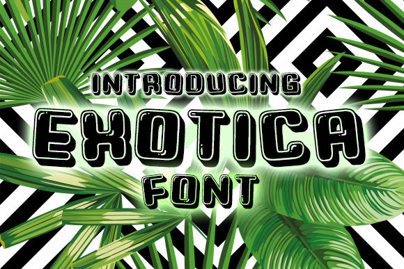 Exotica: A Playful Font for Vibrant Designs