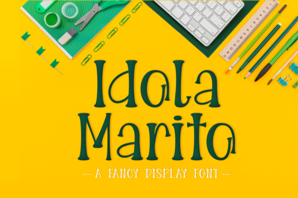Idola Marito: A Playful and Stylish Display Font for Creative Projects