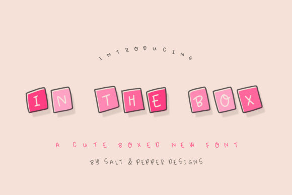 In the Box Font: A Playful Choice for Creative Projects