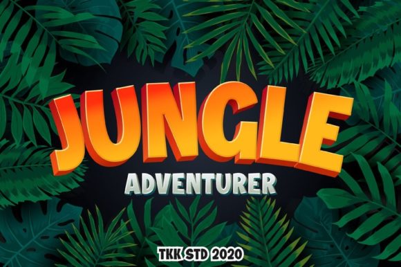 Jungle Adventurer Font: A Bold Choice for Dynamic Designs