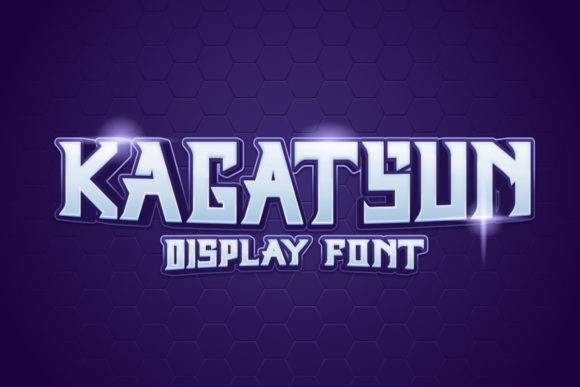 Kagatsun: A Bold Display Font for Impactful Designs