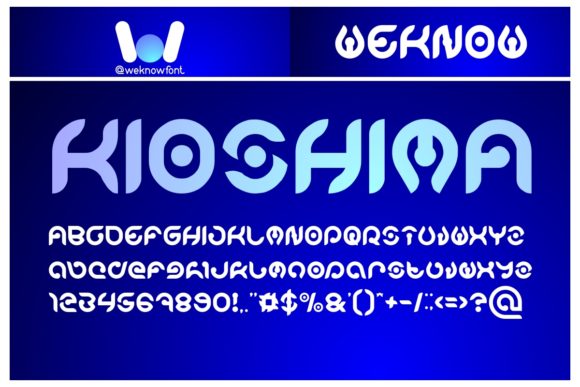 Kioshima: A Sci-Fi Font That Transforms Visual Communication