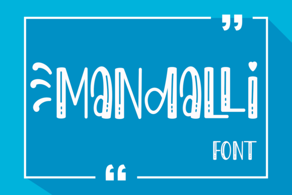 Mandalli: A Strategic Font for Creative and Professional Expression
