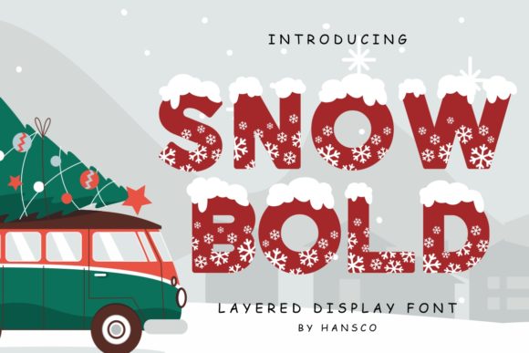Snow Bold: A Winter-Inspired Font That Adds Charm to Your Designs