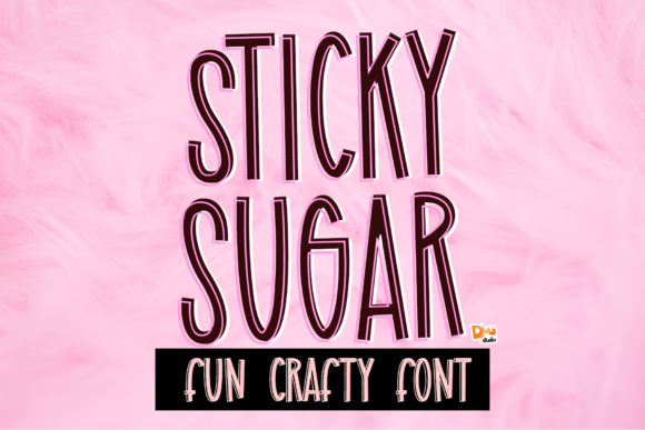 Sticky Sugar: A Versatile Display Font for Creative Projects