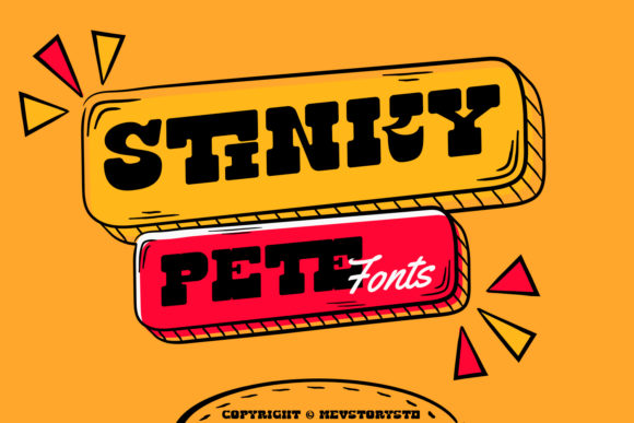 Stinky Pete: A Bold Vintage Font for Dynamic Designs