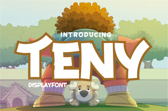 Teny: A Playful Display Font for Dynamic Design and Communication