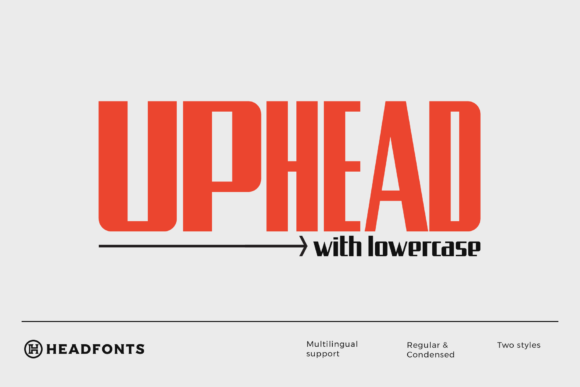 Uphead: A Bold Display Font for Creative Impact